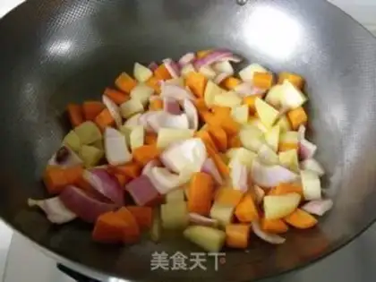 Make Delicious curry chicken step 2