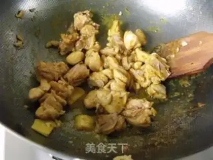 Make Delicious curry chicken step 4