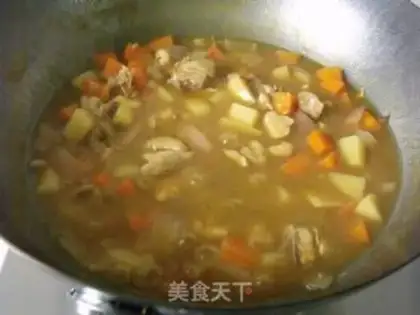 Make Delicious curry chicken step 7