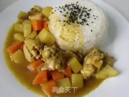 Make Delicious curry chicken step 8