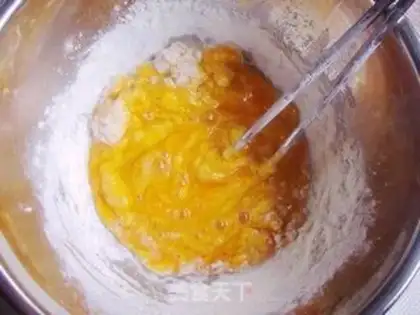 Make Egg waffles step 1