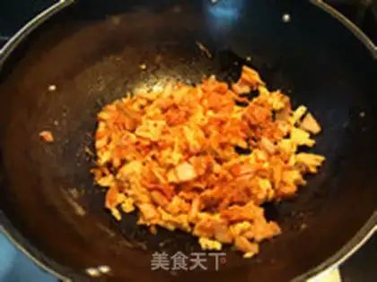 Make Pickle egg fried rice step 5