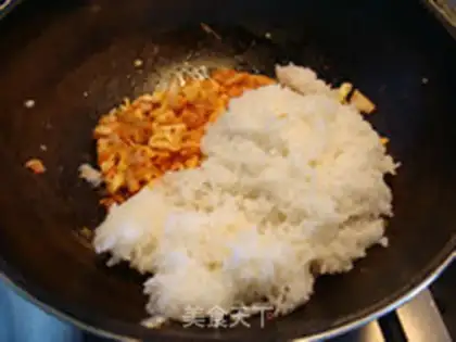 Make Pickle egg fried rice step 6