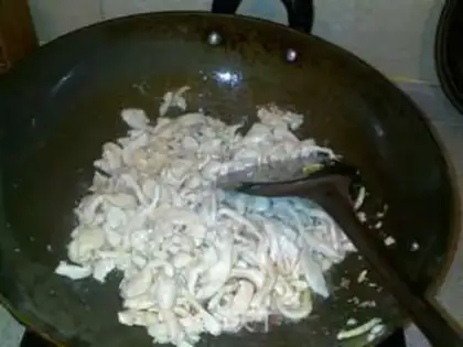 Make Fish chicken silk step 4