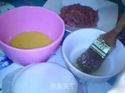 Make A dumpling-skin egg burrito step 0