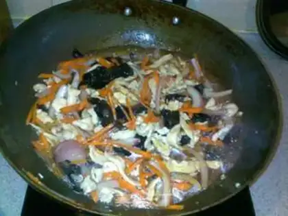 Make Fish chicken silk step 6