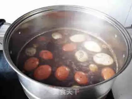 Make Five salted eggs step 5