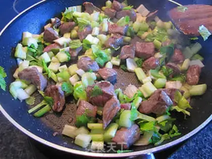 Make Beef toast step 4