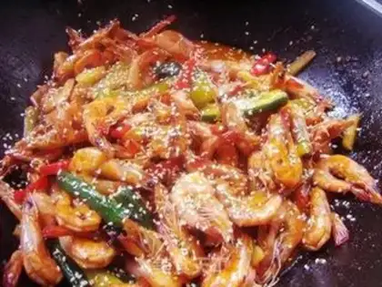 Make Spicy shrimp step 9