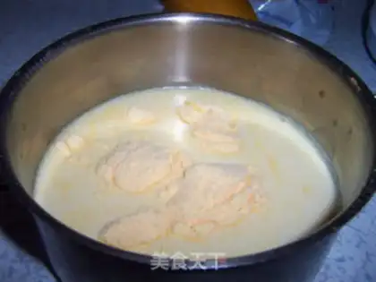 Make Mango pudding step 4