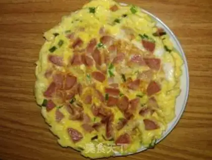 Make Egg pizza step 2