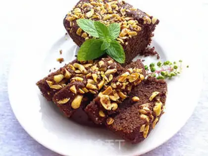 Make Peanut cocoa cake step 11