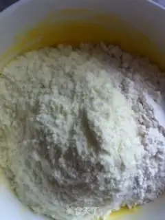 Make Coconut milk ball step 1