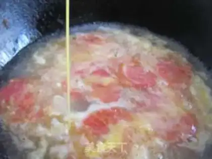 Make Tomato egg soup step 5
