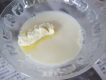 Make Red bean milk popsicle step 0