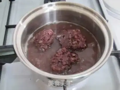 Make Red bean milk popsicle step 2
