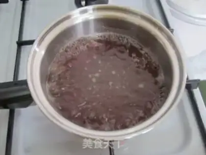 Make Red bean milk popsicle step 3