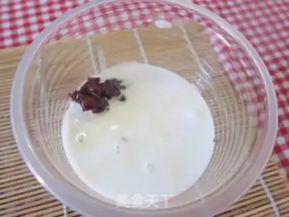 Make Three red bean ice step 4