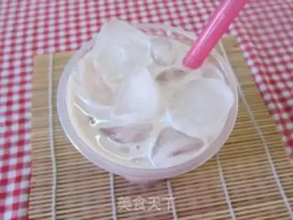 Make Three red bean ice step 5