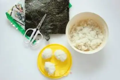 Make Fish warship sushi step 4
