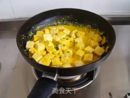 Make Salted egg soybeans step 7