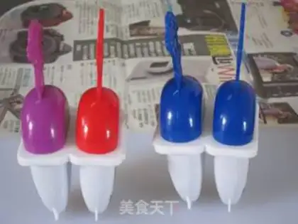 Make Red bean milk popsicle step 10