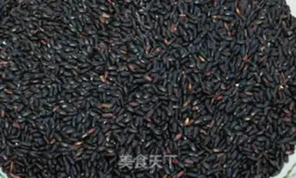 Make Black rice, red palm step 0