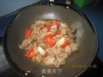 Make Tomato beef step 3