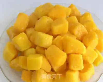 Make Mango smoothie step 1