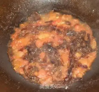 Make Tomato egg and purple soup step 3