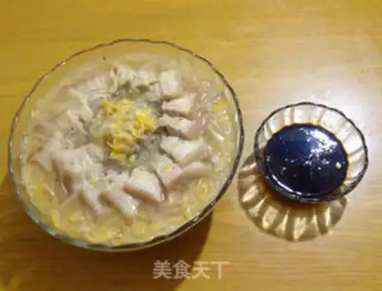 Make Sour sauce and white meat step 7