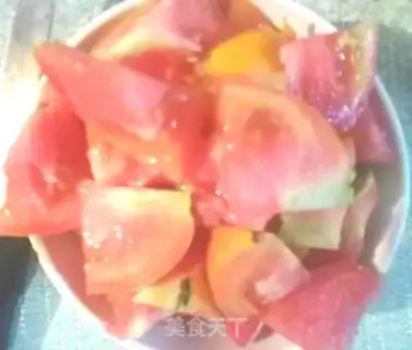 Make Shrimp tomato egg five step 1