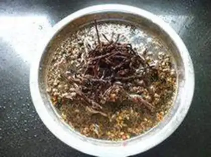 Make Steam of dried vegetables step 3