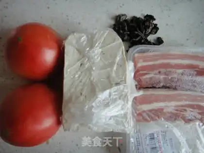 Make Tomato tofu step 0