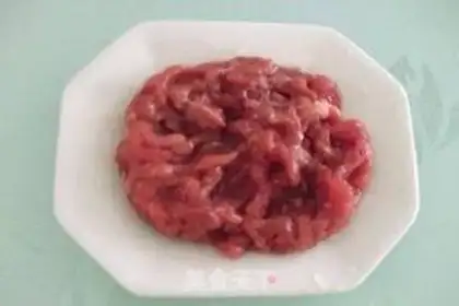 Make Beef silk step 2