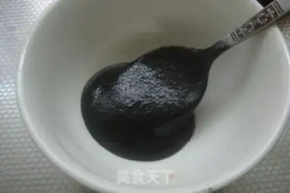 Make Black sesame sauce step 3