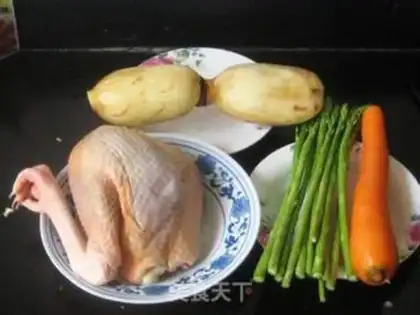 Make The chicken rooster step 0