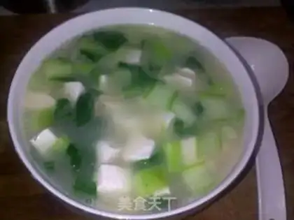 Make Shrimp gravy and tofu soup step 0