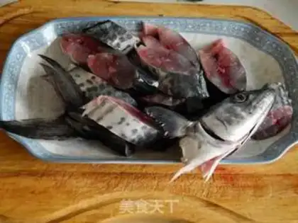 Make Red-burned mackerel step 1
