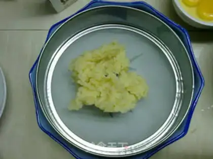 Make Potato rice cake step 7