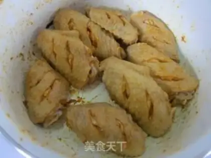 Make Curry wings step 4