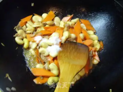Make Fried carrot beans step 7