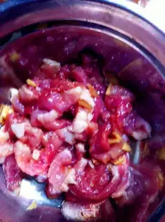 Make Chili fried meat step 1