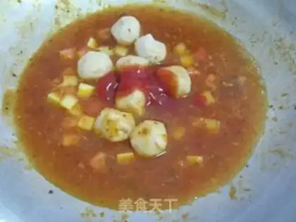 Make Fishball macaroni step 5
