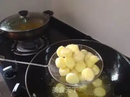 Make Golden pins and Japanese tofu step 7