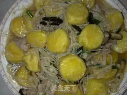 Make Golden pins and Japanese tofu step 11