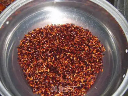 Make Blood rice dates step 1