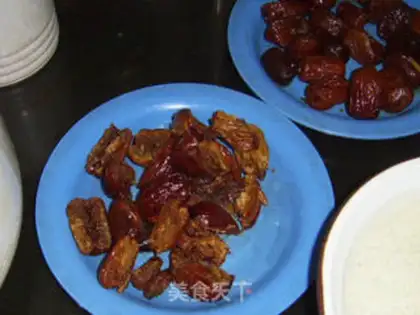 Make Blood rice dates step 2