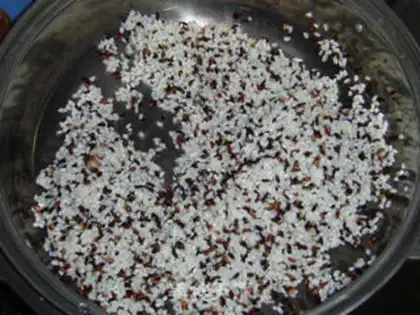 Make Blood rice dates step 3