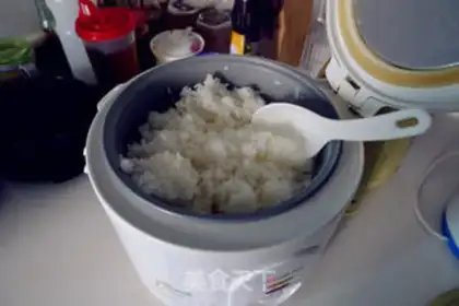 Make Rock pan rice step 2